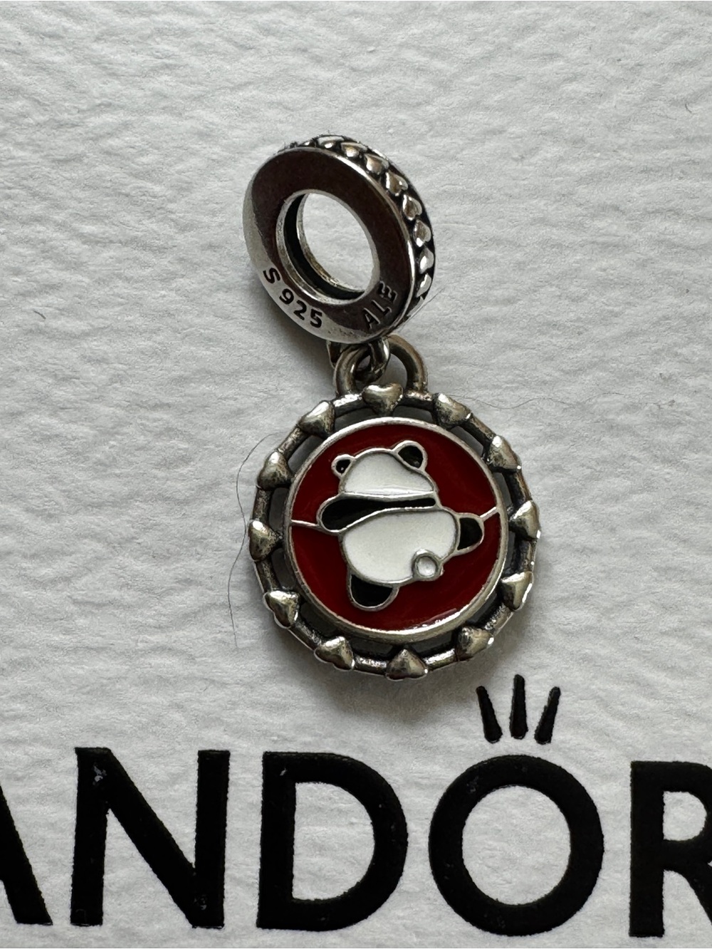 Pandora "Rolling in Good Fortune" Panda Dangle Charm
